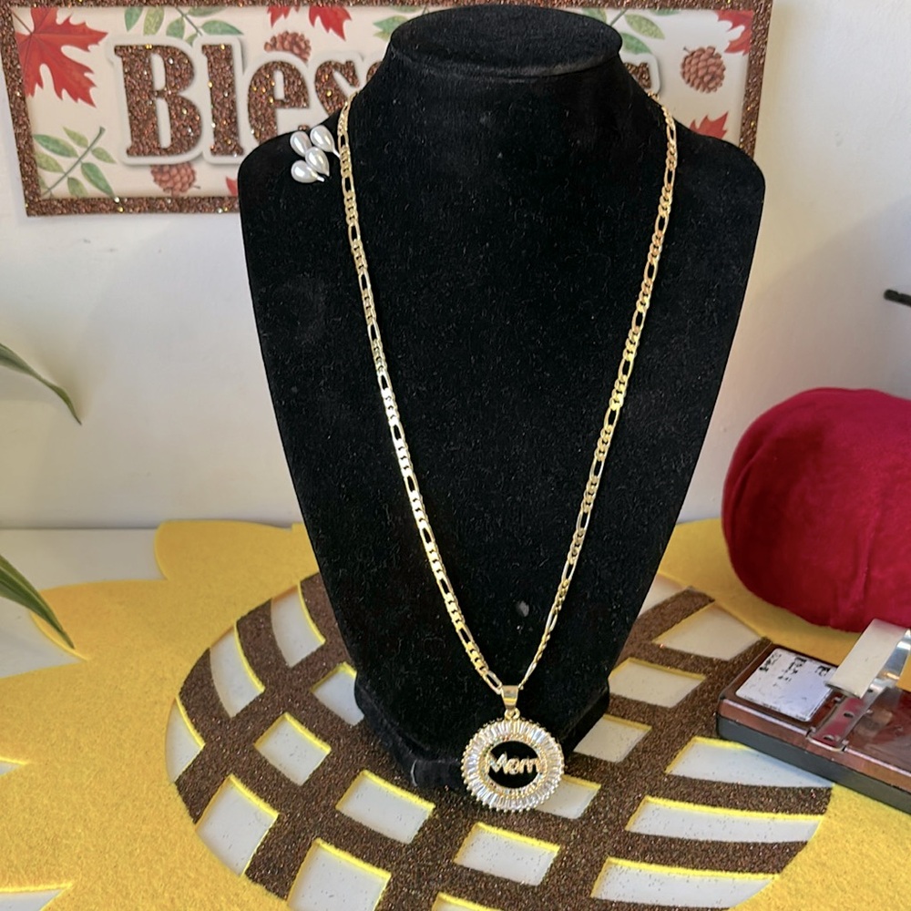 Cadena 14 k Gold Plated de mom
